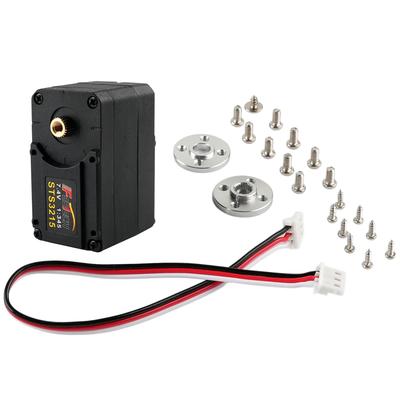 DIYmall STS3215 7.4V 19KG Magnetic Encoder Servo Metal Gear Dual Axis TTL Serial Bus Servo 360 Degree String Servo for Arduino Robot Arm Smart Robot