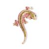 Lizard Diamond Brooch Metal Brooch Animal Rhinestone Brooch Clothing Accessories Fashion Pin