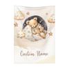 VIKAMA Healing Cloud Bear Blanket Soft and gentle on skin Creates a warm, dreamy sleep atmosphere Machine washable