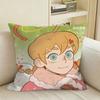 Manga All SSaints SStreet Square Sofa Pillow Cover Solid Color Living Room Home Decor Cushion Case