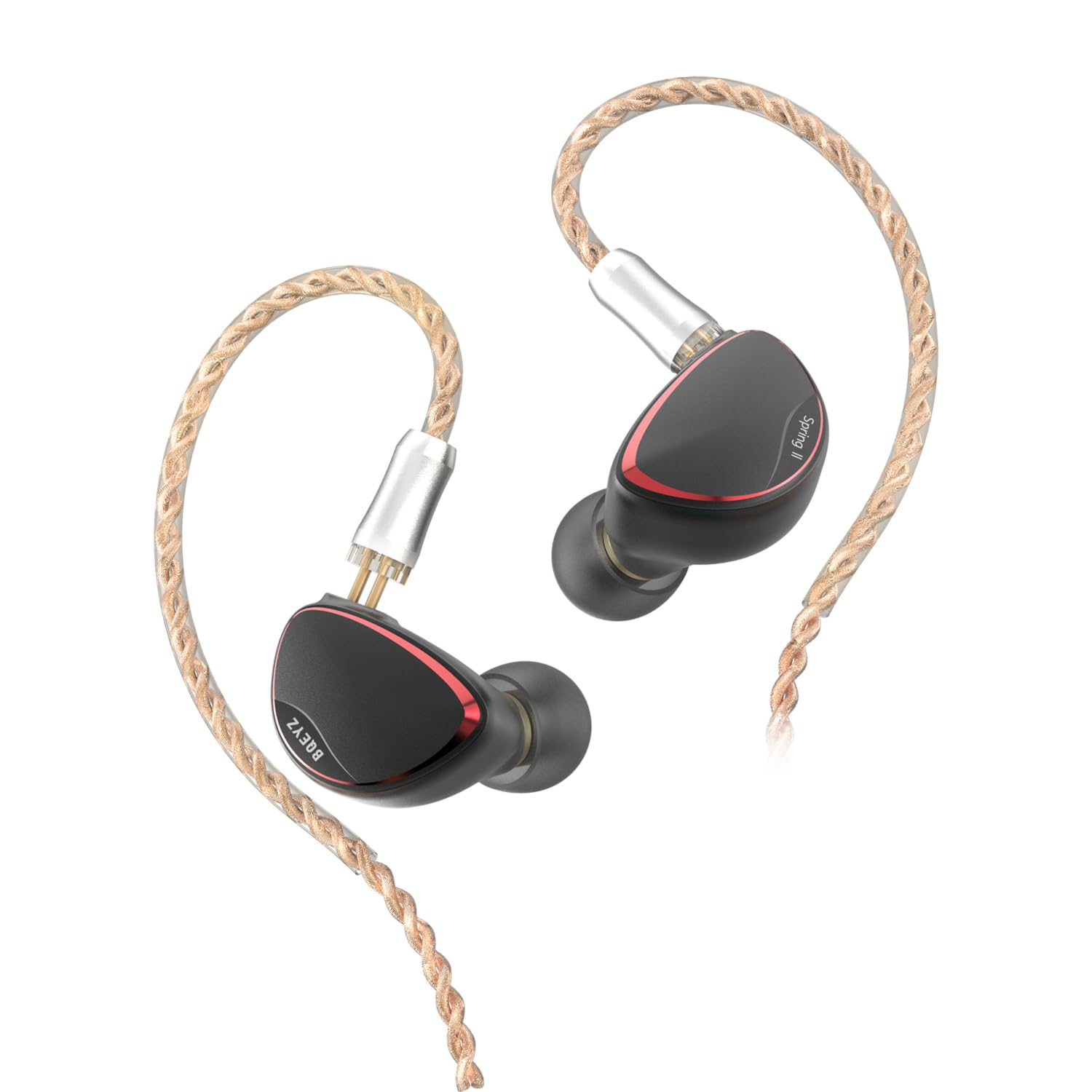 

BQEYZ Tribrid Driver Spring 2 Black (3.5mm) with Earphone Case