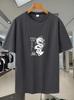 Retro Dragon Graphic Print Breathable Mesh T-shirt - Lightweight Athletic Short Sleeve Tee for Gym