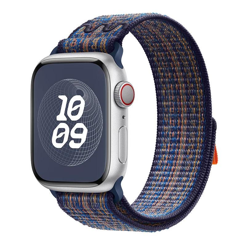 Nylonband für Apple Watch Band 49 mm 44 mm 40 mm 45 mm 41 mm 42 mm 44 45 49 mm Correa Armband iWatch Ultra Serie 7 6 5 3 SE 8 Armband