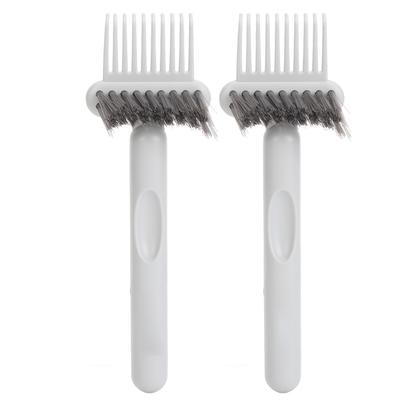 2 buc Perie Curățător Pieptene de Păr Mâner Ergonomic Pieptene Perie de Păr Gheară pentru Îndepărtarea Prafului
