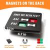 Yes No Slider Magnet Stylish Dog Feeding Reminder Magnet Pet Feeding  Magnet Clear Acrylic Feeding Sign For Family Use