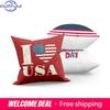 American Independence Day Series Love Usa Printed Square Home Decoration Pillowcase Cojines Decorativos Para Sof Akcesoria Kuch
