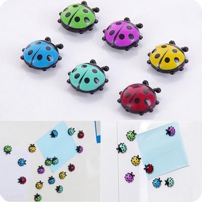 6 vnt Ladybug šaldytuvas Mieli animaciniai mini magnetai Magnetiniai lipdukai Namų dekorai