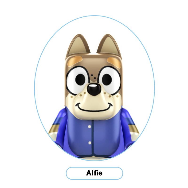 Bluey En Bingo Poppen Speelgoed Serie Coco Mackenzie Mia Rad Schattig Mini Deeltjes Gemonteerd Anime Karakter Kinderspeelgoed Cadeau