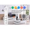 Universal Outlets Sockets Home Office Portable WiFi Smart Power Strip Dual USB Remote Control Surge Protector