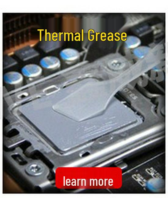 High Thermal Conductivity Silicone Pad for Graphics Card and CPU Cooling