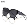 Polarized Myopia Over-Glasses Cycling Sunglasses for Men & Women - High-End Feel for Driving