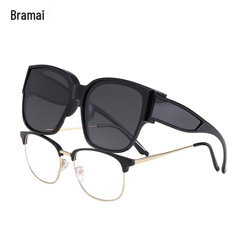 Polarized Myopia Over-Glasses Cycling Sunglasses for Men & Women - High-End Feel for Driving