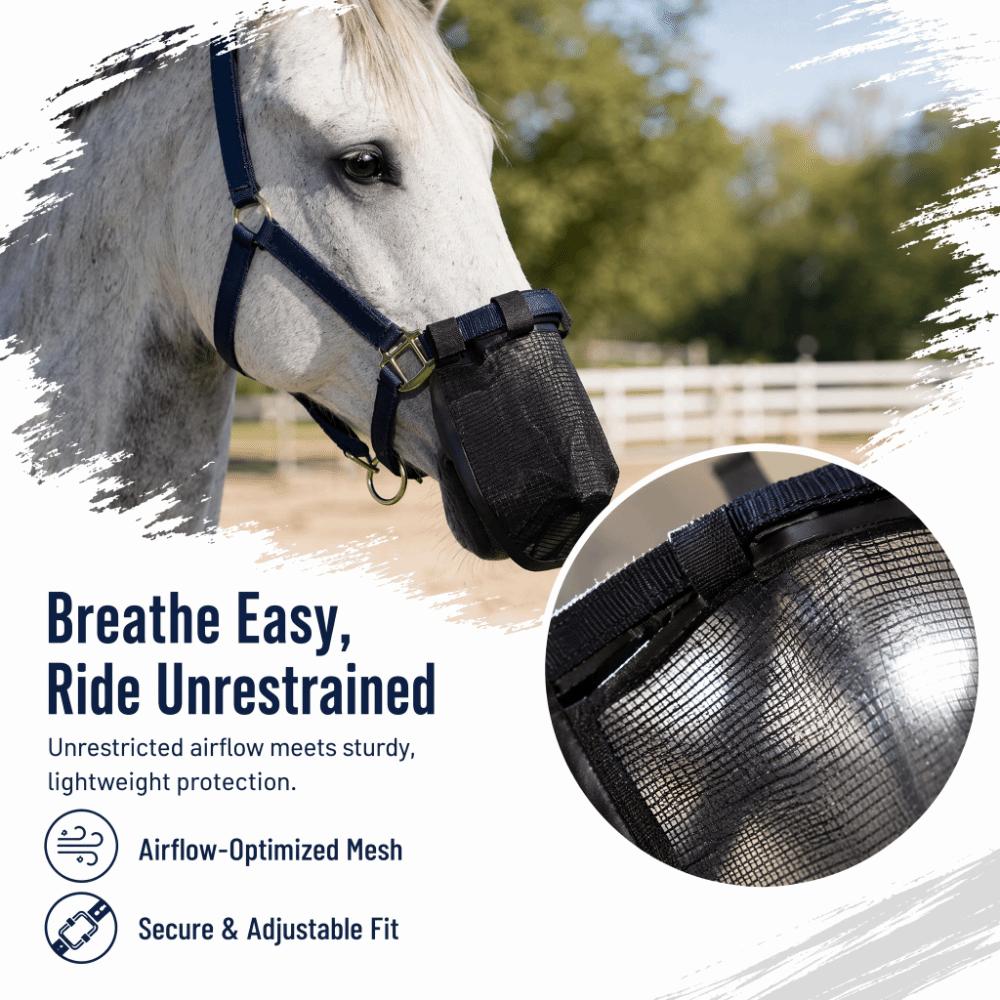 Mesh Fabric Material Horse Mesh Nose Cover Mesh Fly Mask Cover Livestock Protection