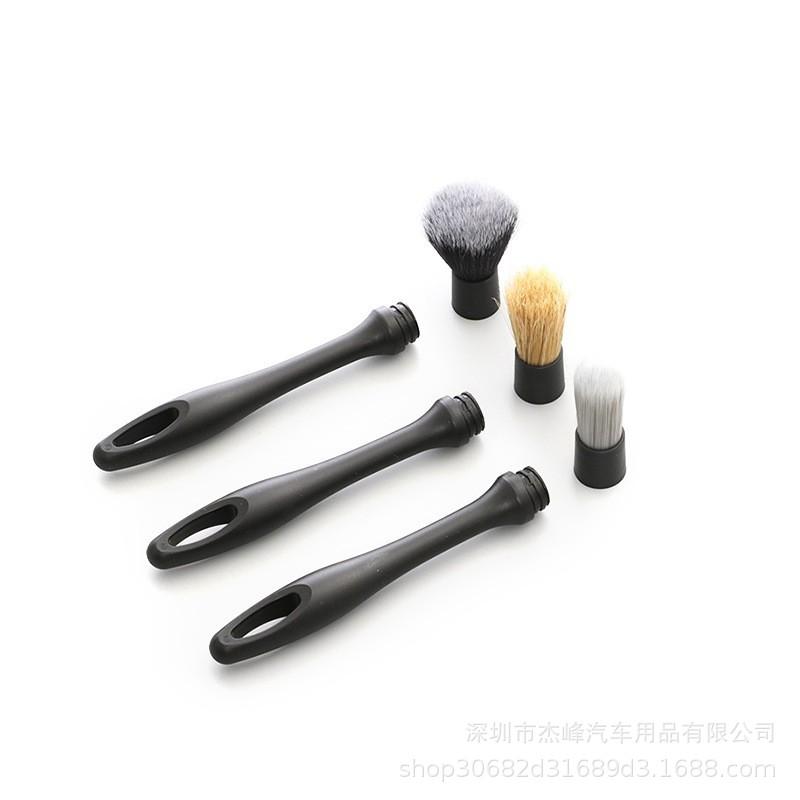 Hot Sale Soft Auto Interior Detail Brush Profession Car Cleaning Tool Multifunction Details Brush 3 Pcs Set Car Detailing Brush