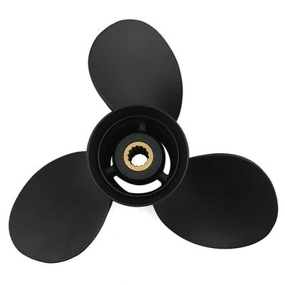 מדחף לסירה 9 1/4x11 מתאים למנוע חיצוני טוהאטסו 9.8 כ"ס-18 כ"ס 3 להבים אלומיניום 14 שיניים מספר OEM: 362B641090 9.25x11
