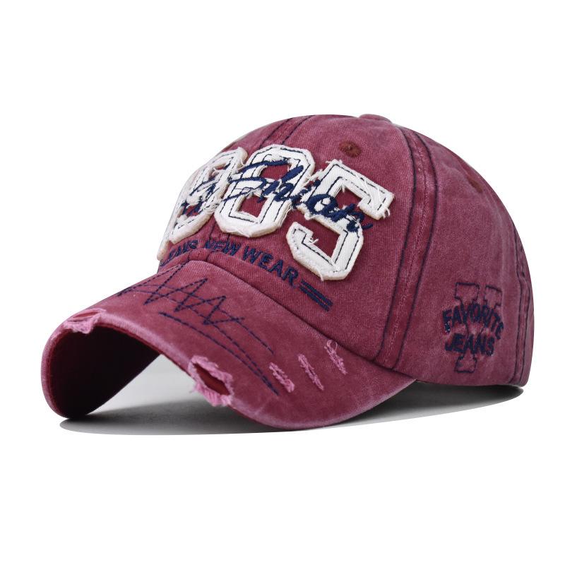Neue Baseballkappe im Stil von 1985 - Vielseitige gewaschene Schirmmütze für den Außenbereich