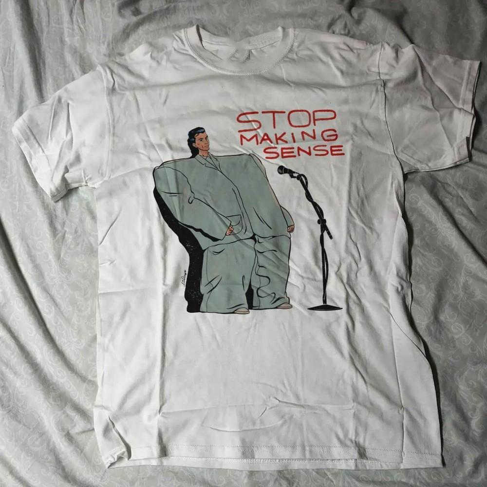 1-Sided White Gildan SHirt Talking Heads band Shirt Unisex S-5XL CC039 Unisex T-Shirt S