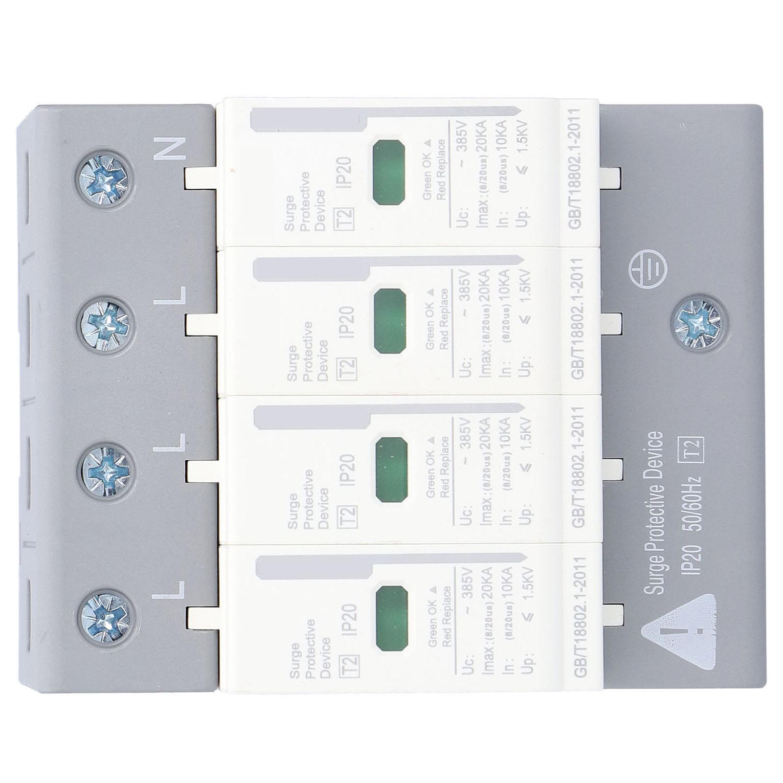 

BERM House Surge Protector Lightnings Protection Module for Home Uses 4P20KA BEMLY20