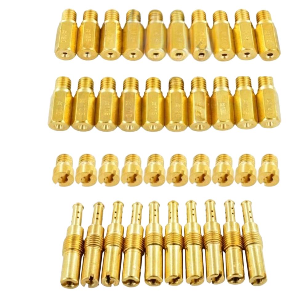 2026 Carburetor Nozzle For KeihinCV, CVK,PWK=,PWM=,FCR,PJ,VA,VB,VE Models Carburetor Main & Pilot Jet Set Lawn Mower Parts