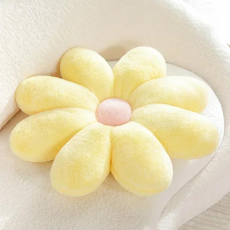 80CM Plush Cute Petal Cushion Sofa Cushion Home Seat Flower Pillow Cushion Flower Pillow  Home Decor