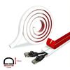 1/2/3/5meter Soft PVC Wire Cover Self-Adhesive Cable Management Protector Cord Hider  Wall Mounting