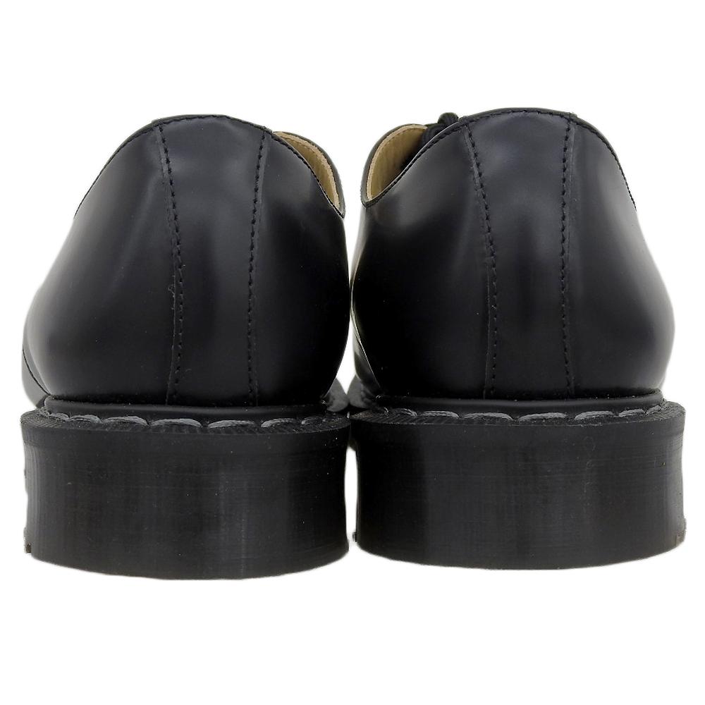 SOLOVAIR Excellent Condition Leather 3-eye Gibson Shoes for Men, Size 8 Shoes 8(UK) blackUsed