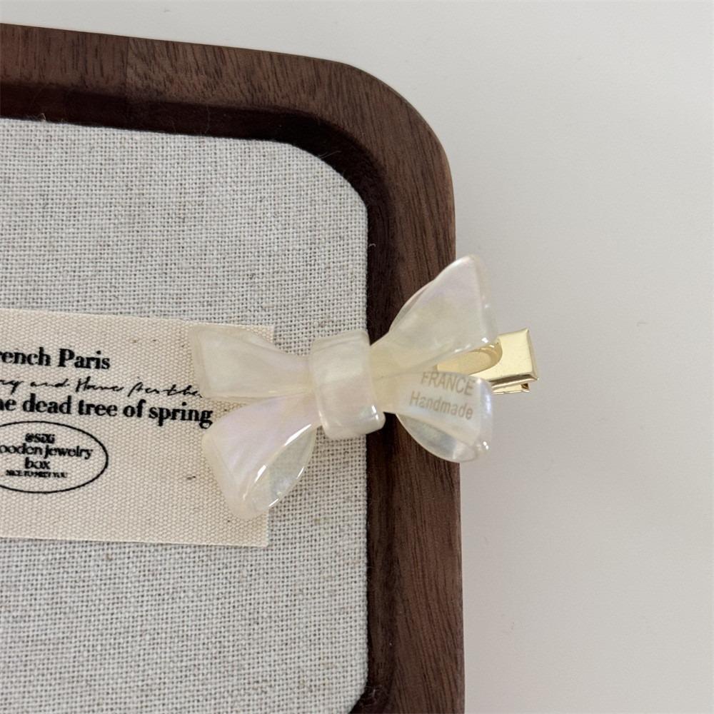 Elegant Bow Hair Clip Korean Duckbill Clip Trendy Hair Accessory