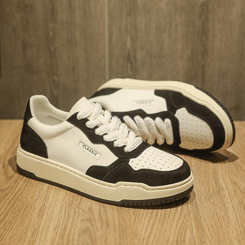 

Шкіряне взуття для чоловіків Шкіряне повсякденне взуття Ділове взуття Оксфорди Високоякісне дизайнерське робоче взуття 44 чорний