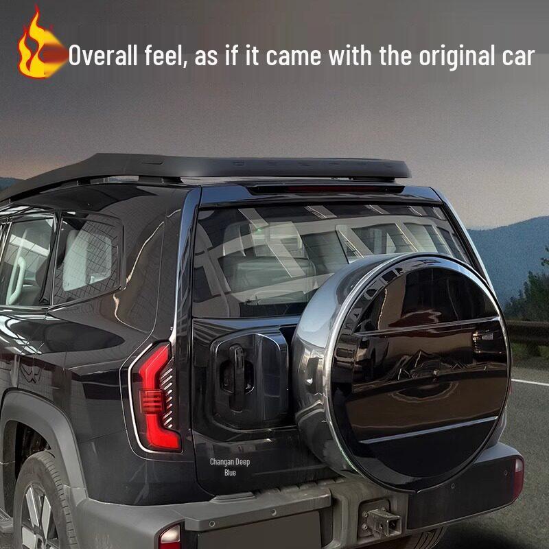 Deep Blue G318 Spare Tire Cover with Light - Full Coverage Tailgate Protection & Off-road Decoration
