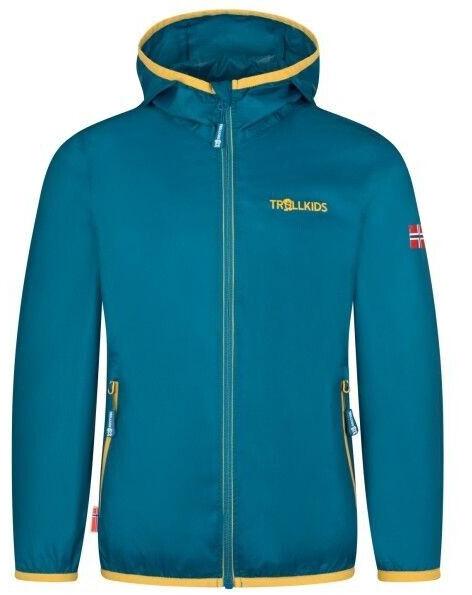 

Куртка Trollkids Trolltunga rain jacket blue ginger 98