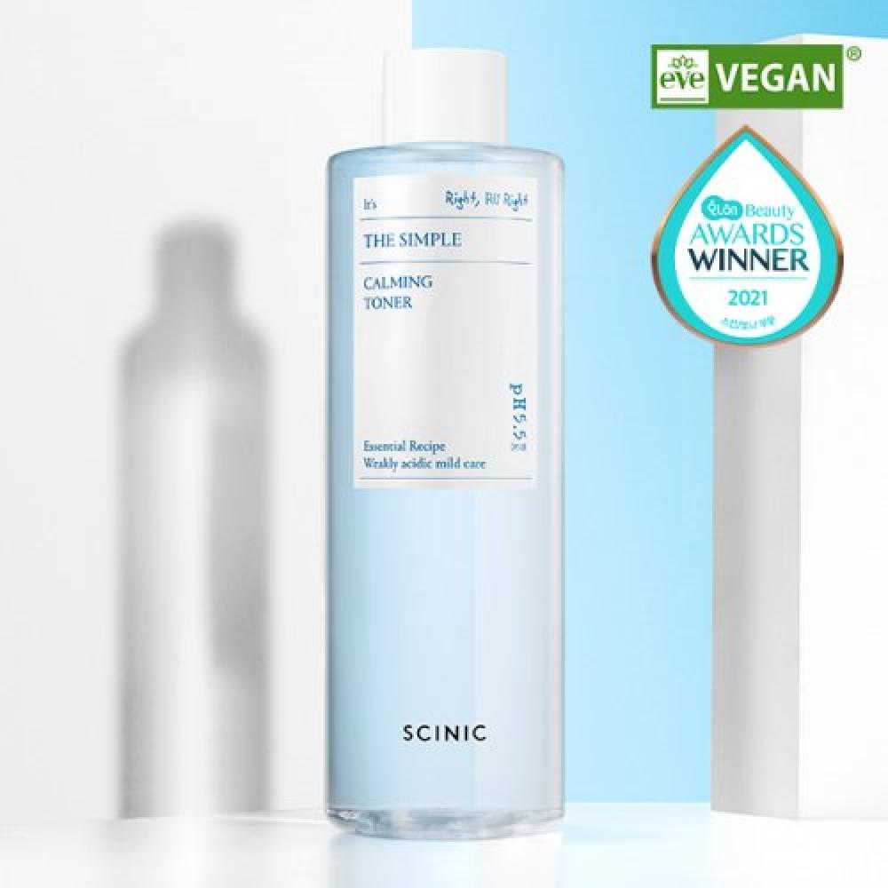 Scinic The Simple Calming Toner 500ml High Capacity 2