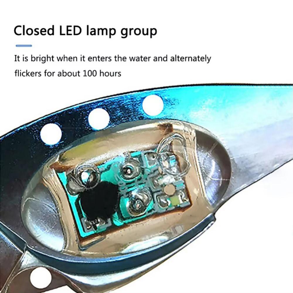 Underwater LED Artificial Soft Lure LED Flashing Light Silicone Soft Bait Carp Soft Bait  Gift