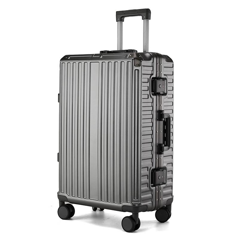 YISHIDUN Aluminum Frame PC Hardshell Spinner Luggage