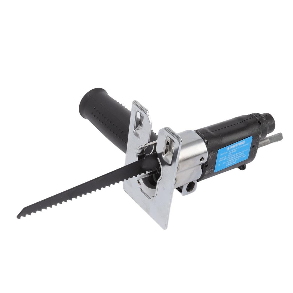Electric Reciprocating Saw Portable Handheld Electric Drill Saw with Lock Button for Cutting Wood