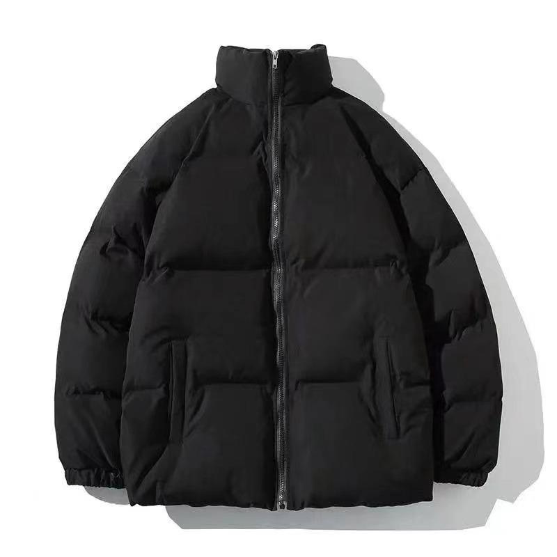 Men's Hooded Cotton Jacket - 2025 Autumn/Winter Youth Trend, Thick Padded for Warmth, Stylish Brand, Ideal for Middle School Students
