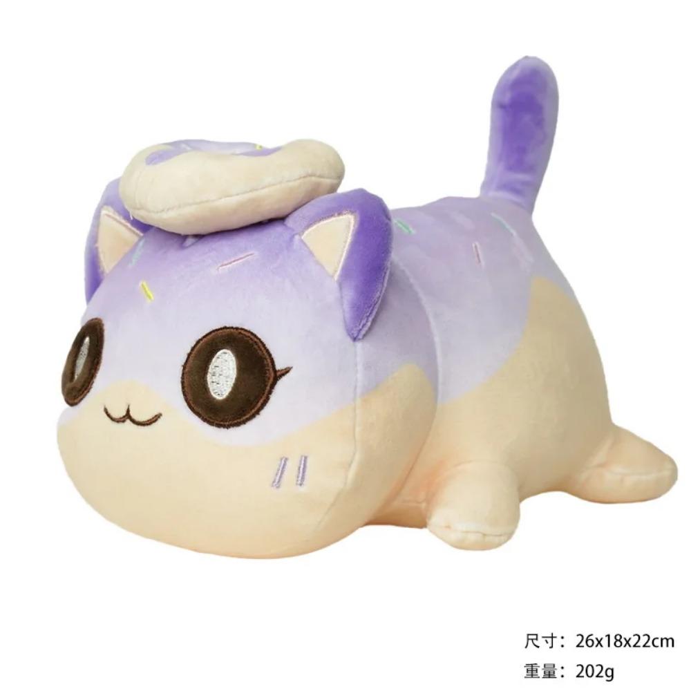 Meows Aphmau Plush Toys Aphmau Mee Food Cat French Fries Burgers Bread Sandwiches Stuffed Dolls Sleeping Plushie Pillow Gifts