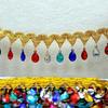 Diy Garment Sewing Accessories Hat Lace Ribbon Drop Rhinestones Diamond Costume Dress Sequined Tassel Fringe Edge Lace Trims