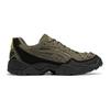 ASICS GEL PICKAX Slip Resistant Abrasion Resistant Low top Casual Shoes Unisex Army Green 1203A867-301