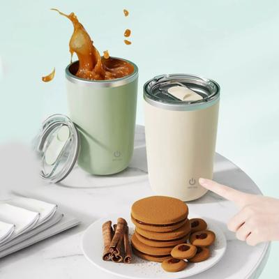 Tazza da Caffè Magnetica Auto-Mescolante 350ml Tazza Elettrica Mescolante Acciaio Inossidabile Tazza Auto-Mescolante Ricaricabile Agitatore Magnetico Tazza da Caffè