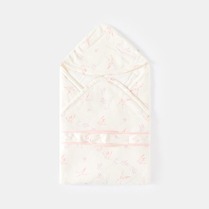 Newborn Pure Cotton Swaddle Blanket - 60g Lightweight Baby Quilt for Spring & Autumn