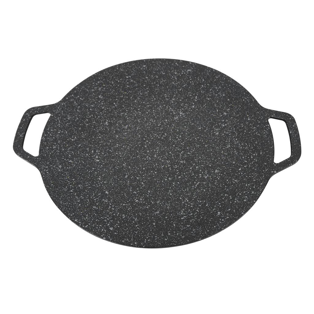 Korean BBQ Grill Pan Round High Thermal Conductivity Easy To Clean Barbecue Griddle for Indoor