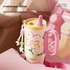 COOKER KING Large Capacity Thermal Insulated Mug with Straw