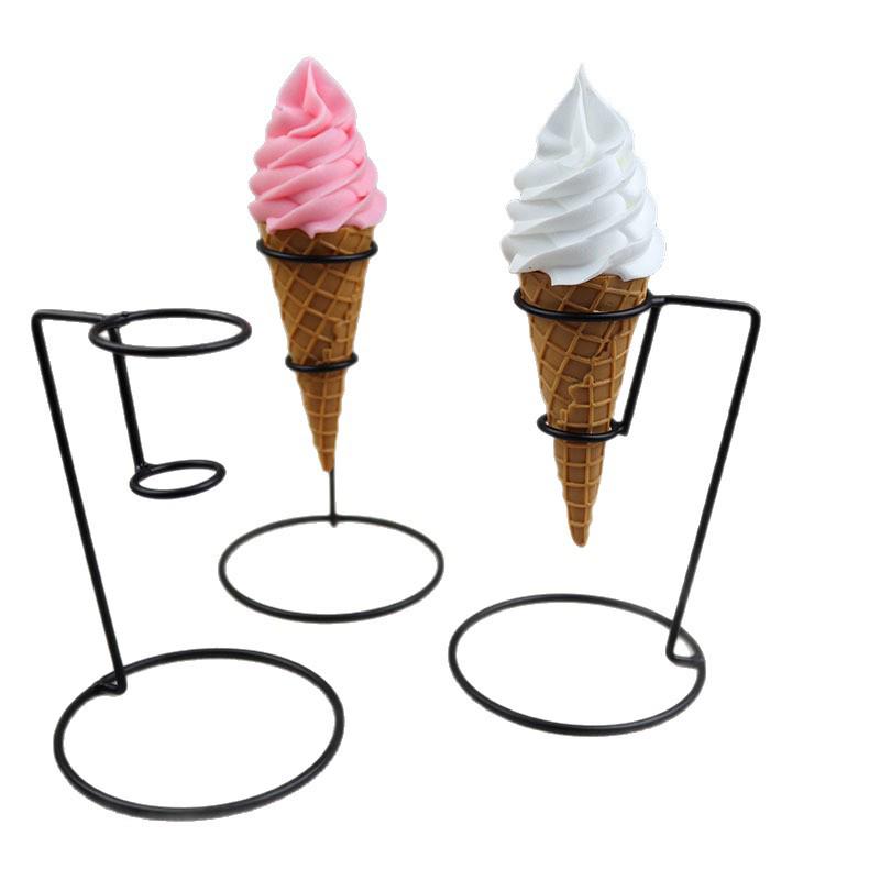 Simulated Ice Cream Cake Model for Birthday Display - Fake Ice Cream Bakery Pastry Dessert Prop for Food Photography