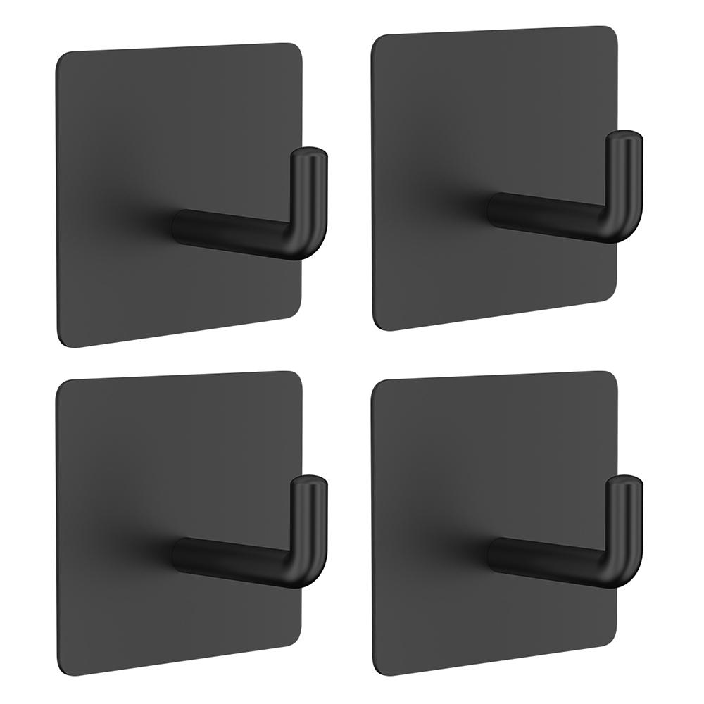 4Pcs Wall Mount Hook 304 Stainless Steel Hanging Hooks for Kitchen Bathroom Bedroom