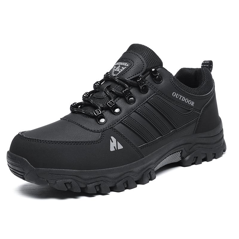 Hiking Shoes Men Outdoor Anti-slip Lace-up Low-top Shoes Men Shock-absorbing Comfortable Breathable Casual Sports Shoes Men