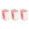 12Pcs Gift Bags Marry Me Heart Pattern Rose Gold Letters Soft Handle Reusable Party Bags for Wedding Engagement