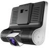 HD Car DVR 2/3 Camera Lens 4.0 Inch Rearview Mirror Dash Cam Camera Video Recorder Stream Media Player