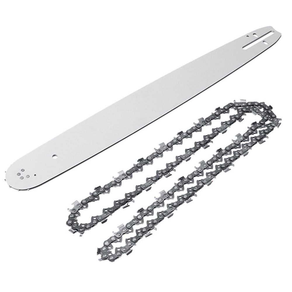 18-Inch Guide Plate & Chain "0.325" 0.058 72DL Chainsaw Accessories Set Chainsaw Guide Plate Chainsaw Chain Replacement Parts