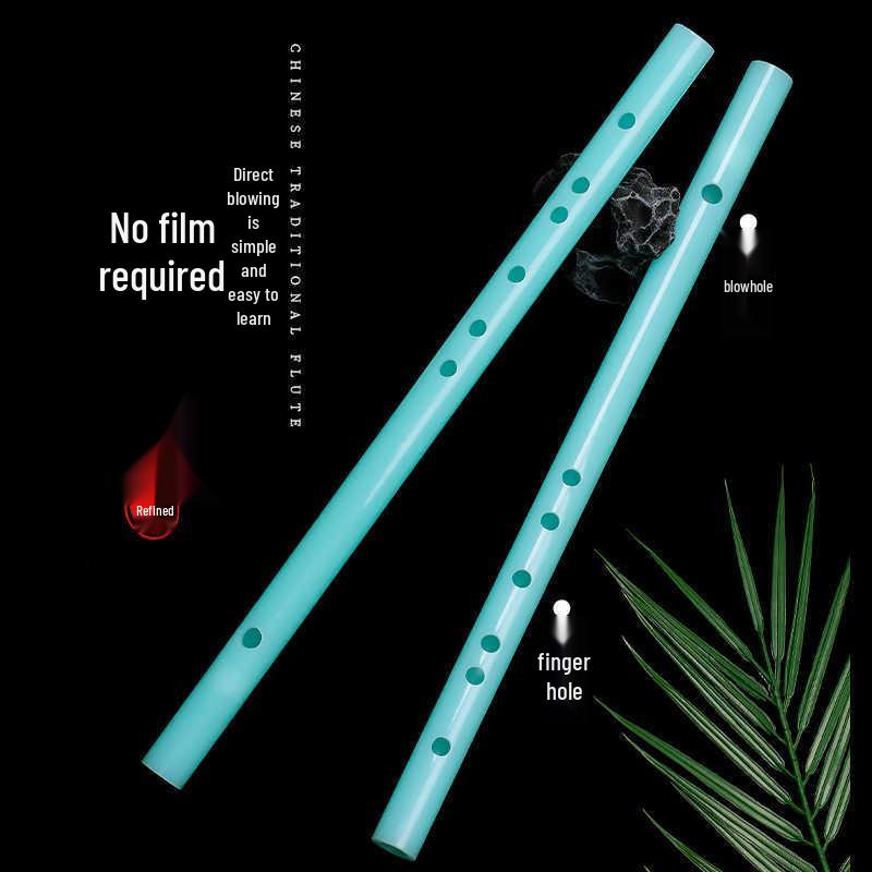 Beginner's Jade-Style Resin Flute: Drop-Resistant, Membrane-Free Transverse Flute with Tutorial