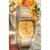 Used Working Item SEIKO QUARTZ Chariot Men's Watch Gold Silver Combo Color Vintage